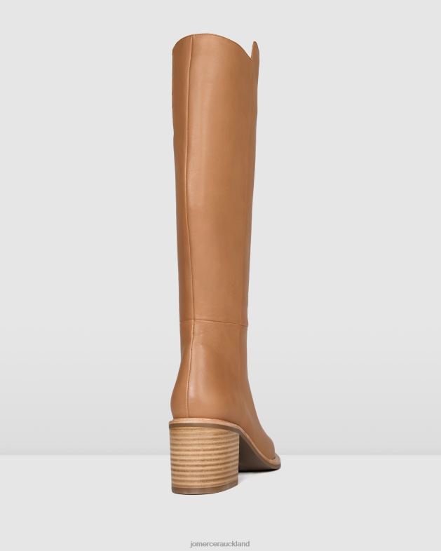 Jo Mercer Beige Leather Anissa knee boots Footwear 46242372