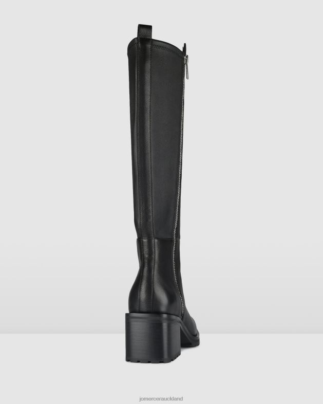 Jo Mercer Black Leather Hamilton knee boots Footwear 46242391