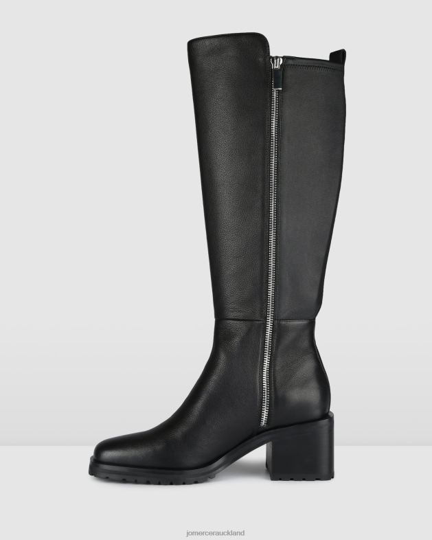 Jo Mercer Black Leather Hamilton knee boots Footwear 46242391