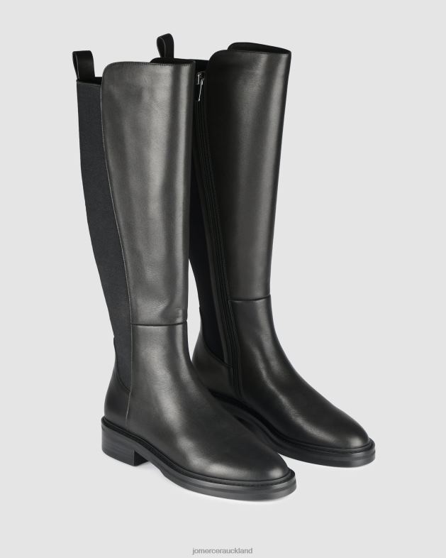 Jo Mercer Black Leather Java knee boots Footwear 46242392