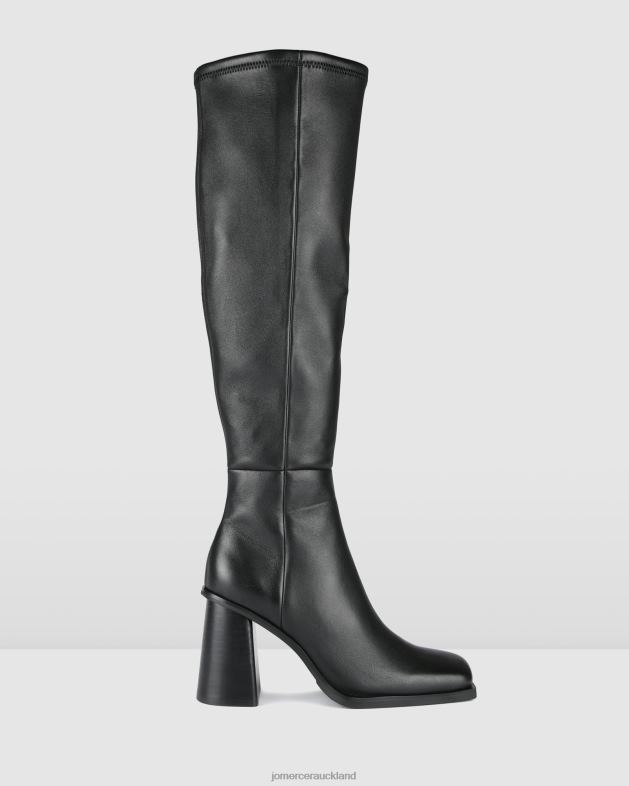 Jo Mercer Black Leather Kahlo knee boots Footwear 46242367