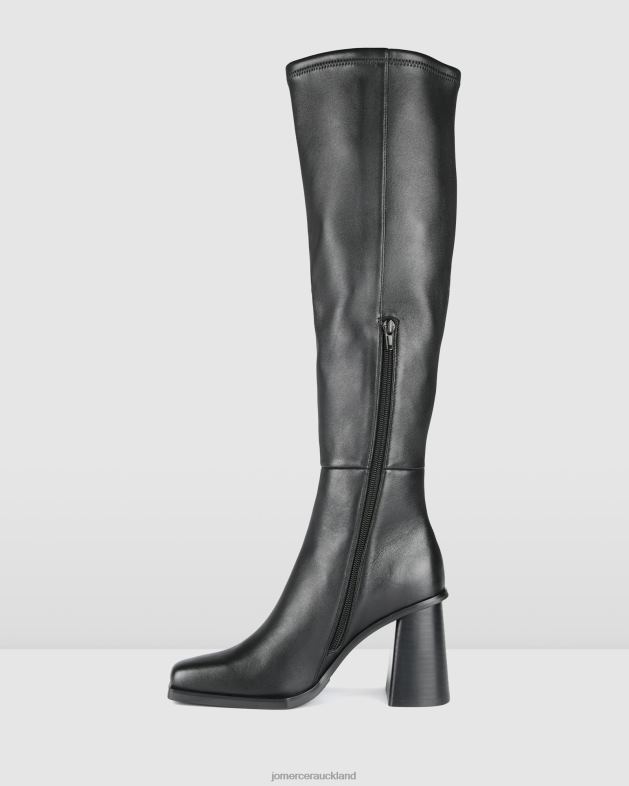 Jo Mercer Black Leather Kahlo knee boots Footwear 46242367