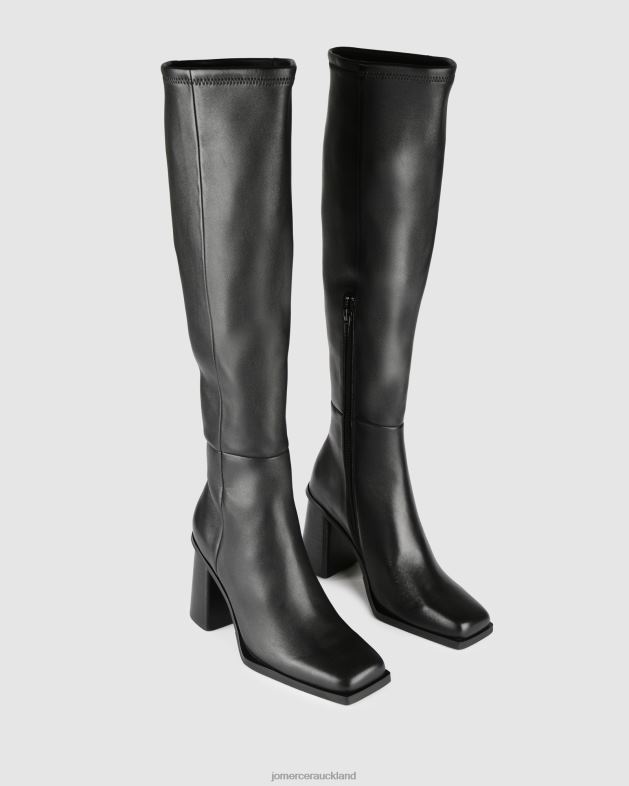 Jo Mercer Black Leather Kahlo knee boots Footwear 46242367