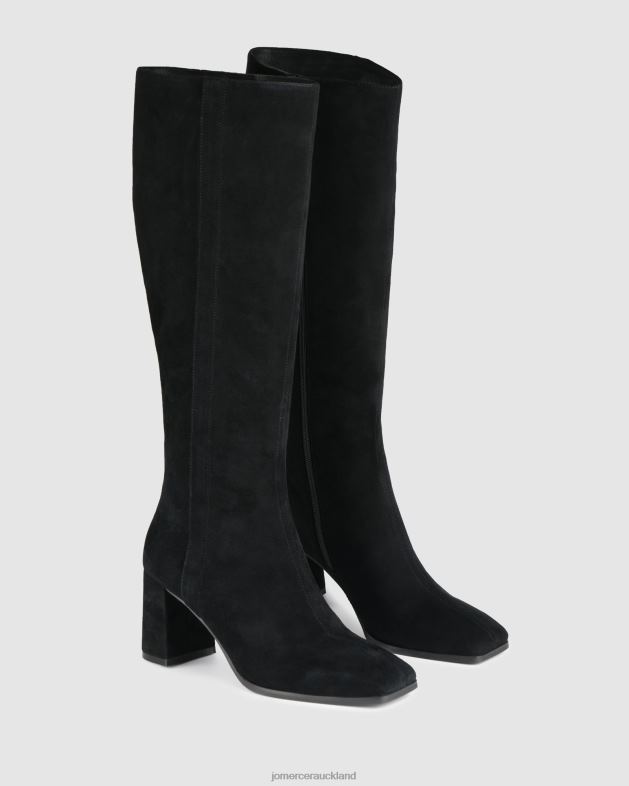 Jo Mercer Black Suede Nellie knee boots Footwear 46242383