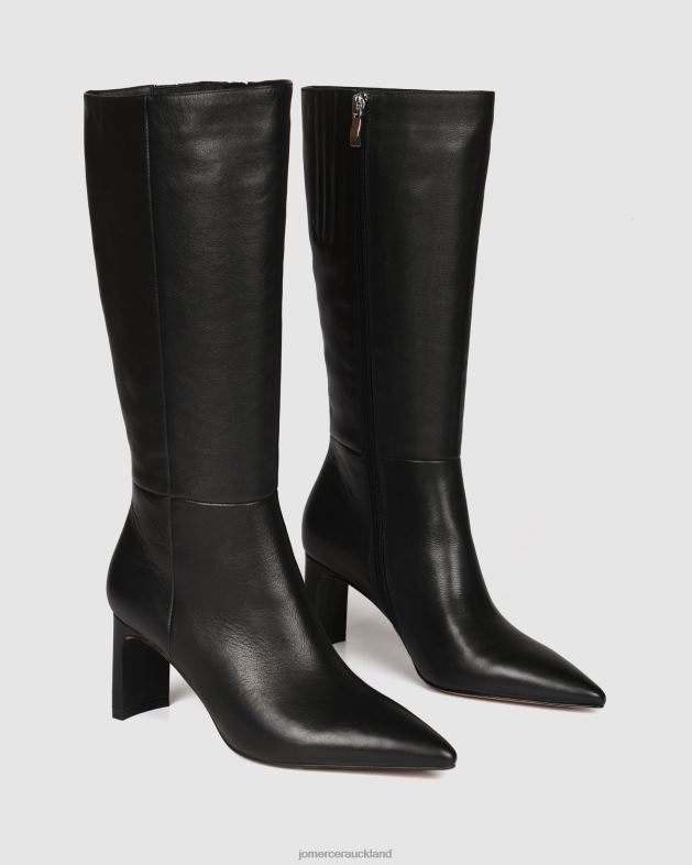 Jo Mercer Black Leather Pixie calf boots Footwear 46242380