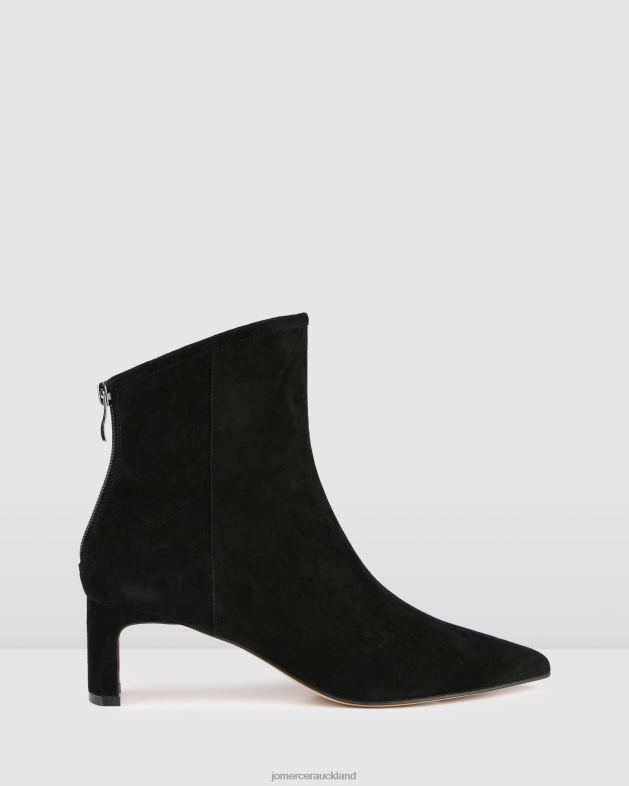 Jo Mercer Black Suede Jade mid ankle boots Footwear 46242320