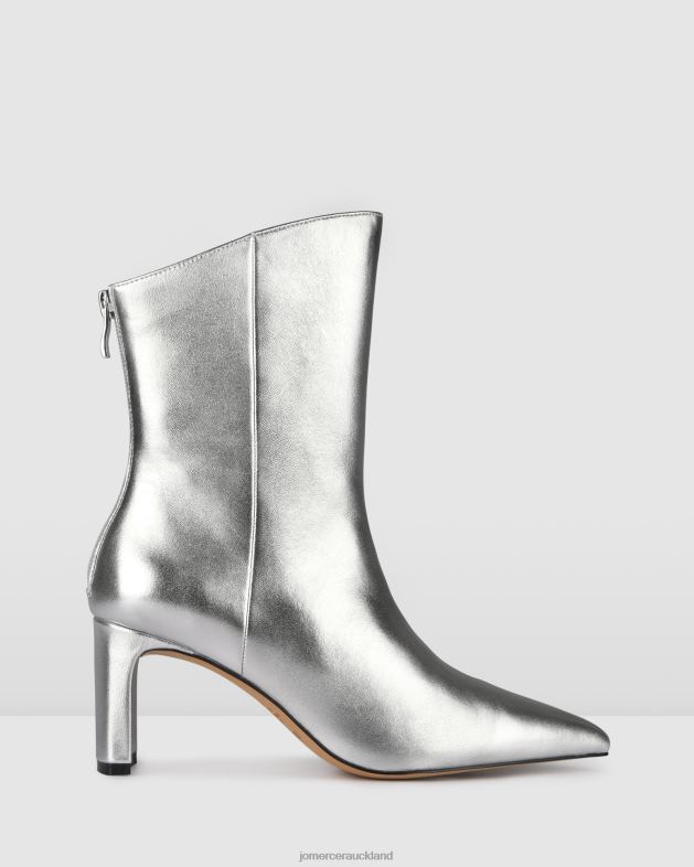 Jo Mercer Silver Leather Pepper calf boots Footwear 46242376