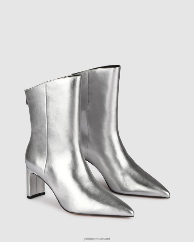 Jo Mercer Silver Leather Pepper calf boots Footwear 46242376