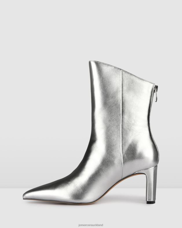 Jo Mercer Silver Leather Pepper calf boots Footwear 46242376