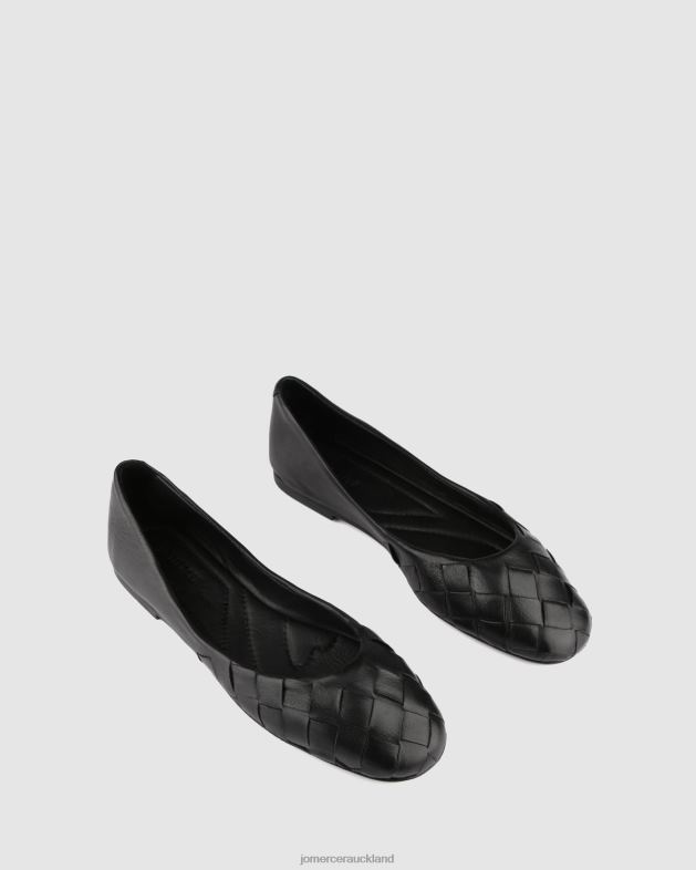 Jo Mercer Black Leather Bex casual flats Footwear 46242216