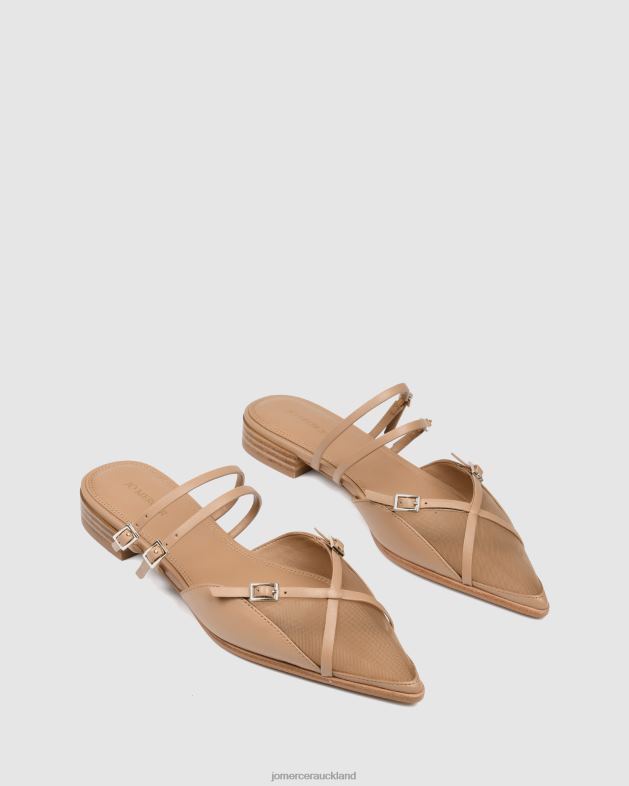 Jo Mercer Beige Leather Arabelle dress flats Footwear 46242204