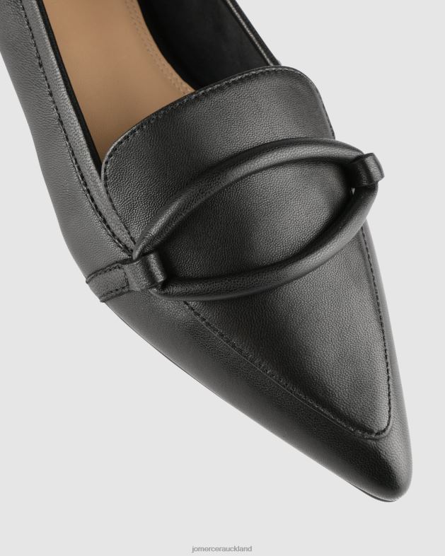 Jo Mercer Black Leather Ainsley dress flats Footwear 46242193