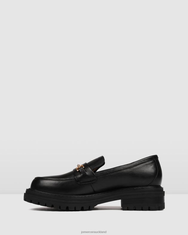 Jo Mercer Black Leather Brixton loafers Footwear 46242165