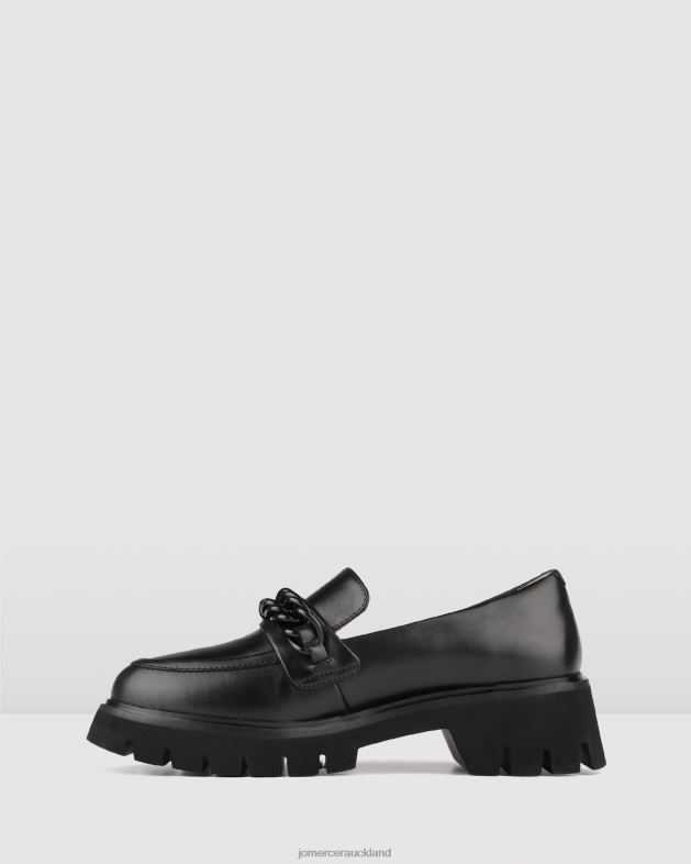 Jo Mercer Black Leather Brodie loafers Footwear 46242167