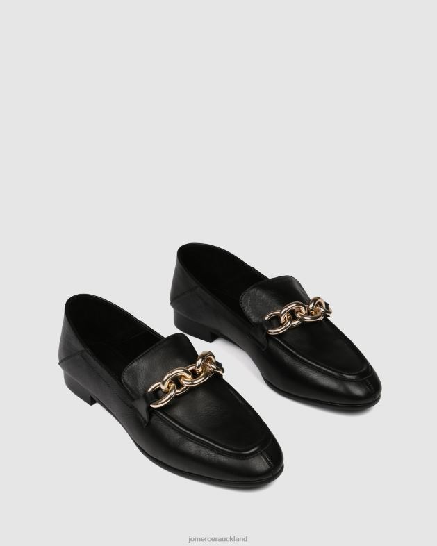 Jo Mercer Black Leather Dream casual flats Footwear 46242209