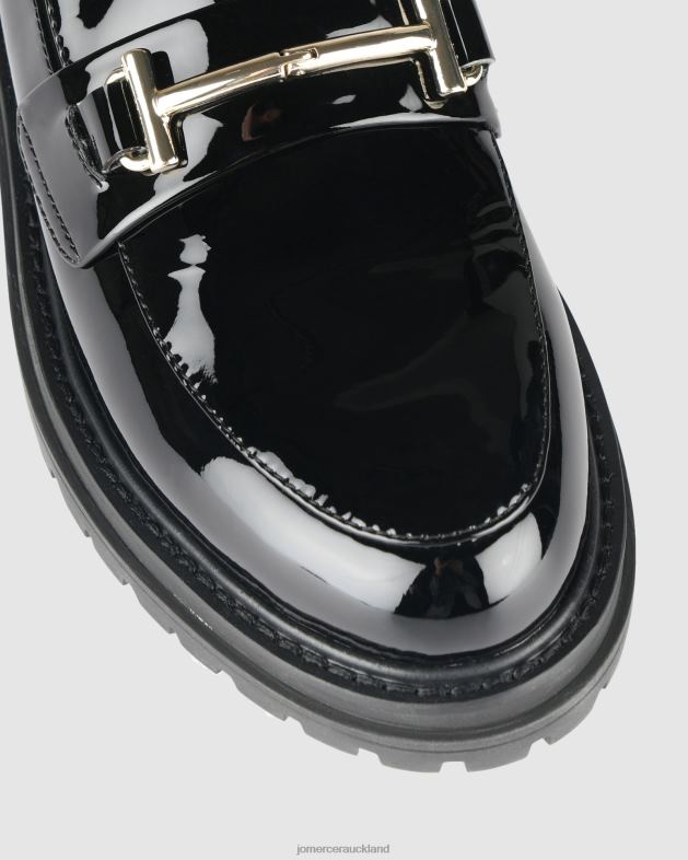 Jo Mercer Black Patent Belfast loafers Footwear 46242180