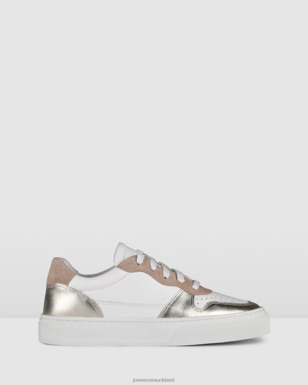 Jo Mercer White Gold Leather Canyon sneakers Footwear 46242229