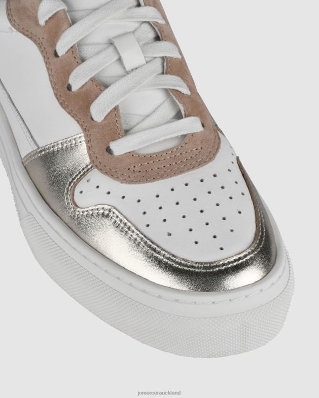 Jo Mercer White Gold Leather Canyon sneakers Footwear 46242229