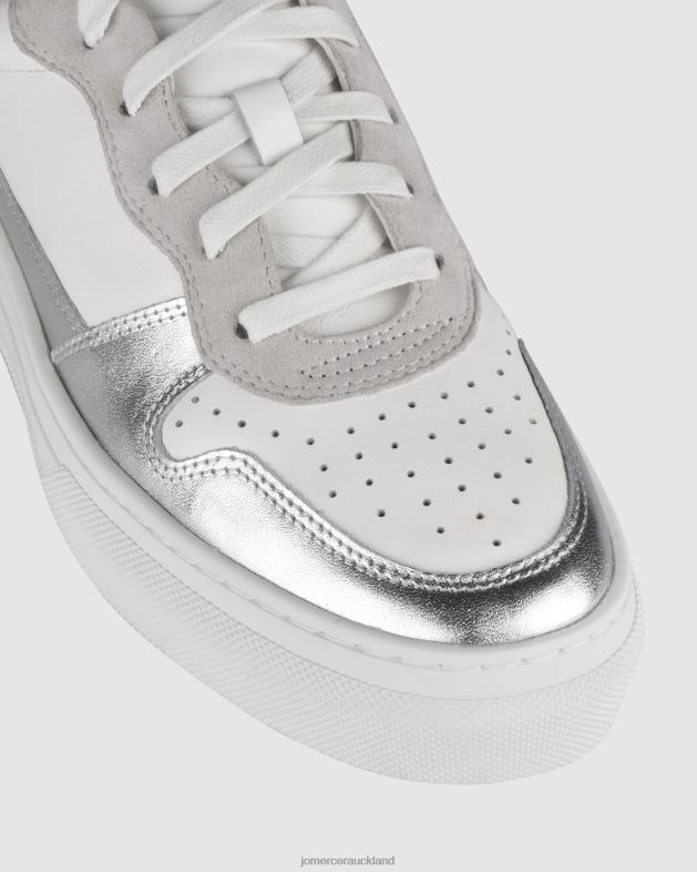 Jo Mercer White Silver Leather Canyon sneakers Footwear 46242230